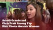 Chris Pratt And Ariana Grande Win Kids Choice Awards