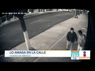 Hombre asalta a joven que escuchaba música en su celular | Noticias con Zea
