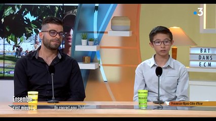 Théo de Trets raconte son projet de concert caritatif contre la mucoviscidose sur F3 "Ensemble c'est mieux" 25/03/2019