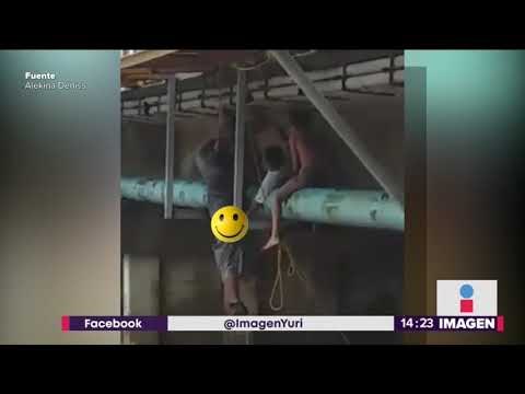 Toño el tortillero sobrevive a corriente de agua, le hacen memes y canción | Noticias con Yuriria