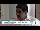 Nicolás Maduro y Raúl Castro se reúnen en La Habana | Noticias con Zea