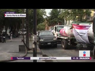 Así está Santa María la Ribera sin agua | Noticias con Yuriria Sierra