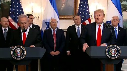 Trump recibe a Netanyahu y reconoce soberanía israelí del Golán