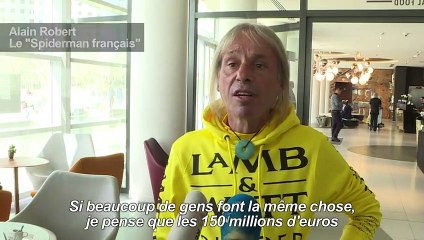 Le "Spiderman" français grimpe "pour sauver Notre-Dame de Paris"