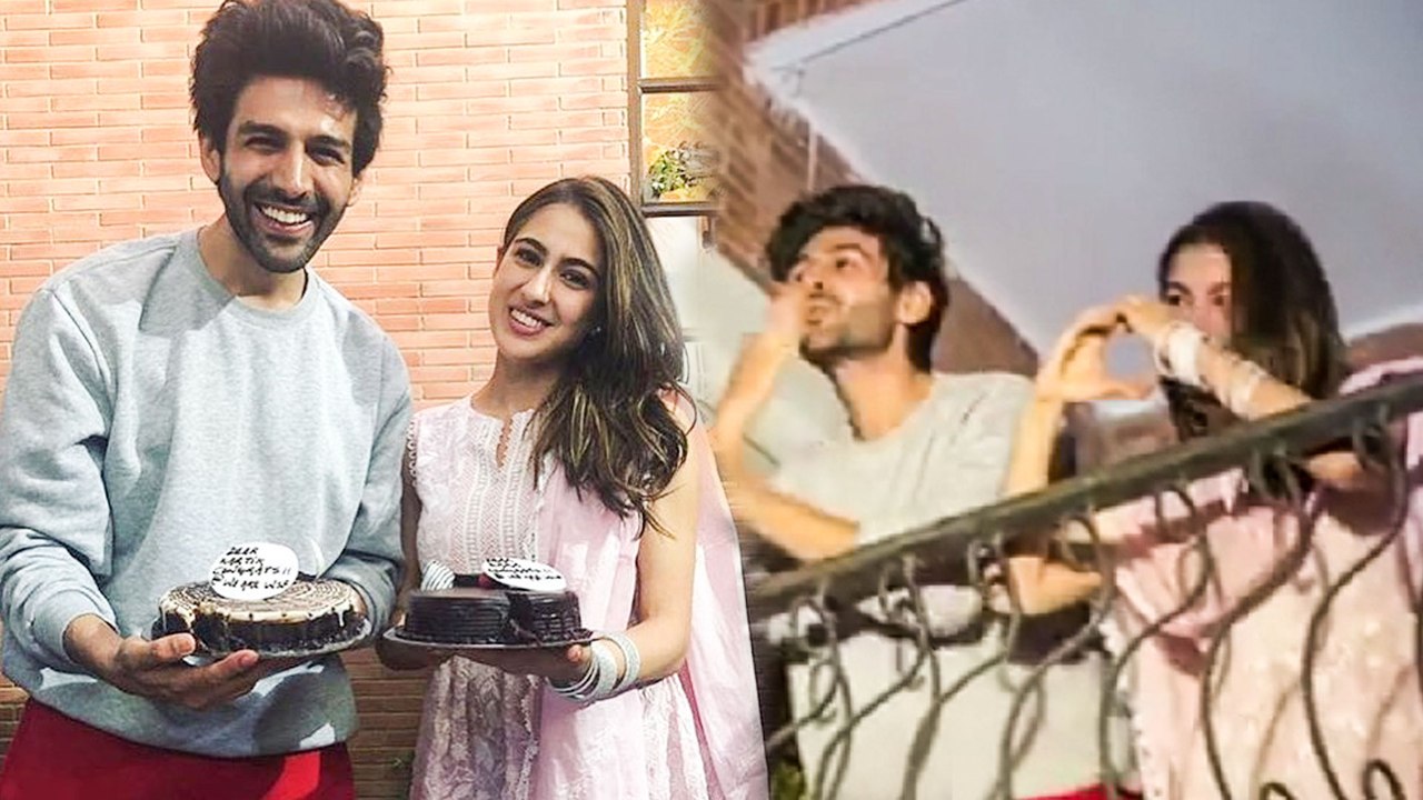 Sara Ali Khan Kartik Aaryan FIRST Time Together In PUBLIC, Greet Fans | Love Aaj Kal 2