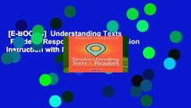 [E-BOOKS]  Understanding Texts   Readers: Responsive Comprehension Instruction with Leveled Texts