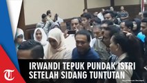 Usai Sidang Tuntutan, Irwandi Yusuf Pegang Tangan dan Tepuk Pundak Istri