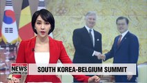 Belgium promises support for peace process on Korean Peninsula