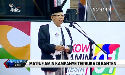 Kampanye di Banten, Ma’ruf Sebut Jokowi sebagai Sosok yang Hargai Ulama