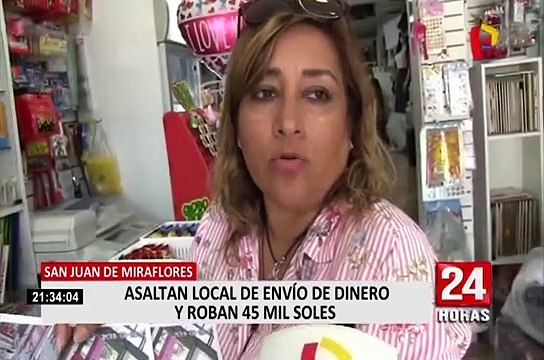 SJM: delincuentes asaltan local y se llevan 45 mil soles