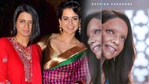 Deepika Padukone gets this response from Kangana Ranaut's sister for Chhapaak look | FilmiBeat