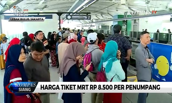 Tarif MRT Jakarta Rp 8.500,00 per 10 Km, Warga: Berharapnya Enggak Segitu...