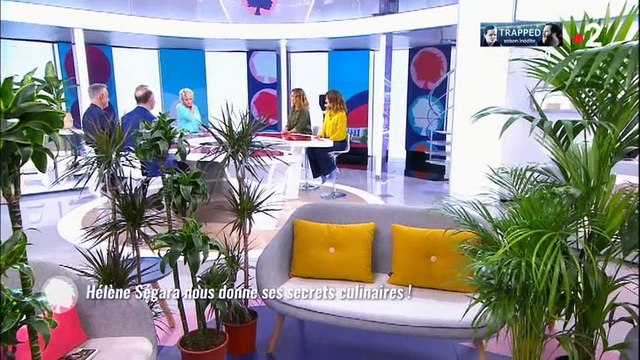 Hélène Ségara revient sur sa récente perte de poids et sa maladie dans C'est au programme - Vidéo