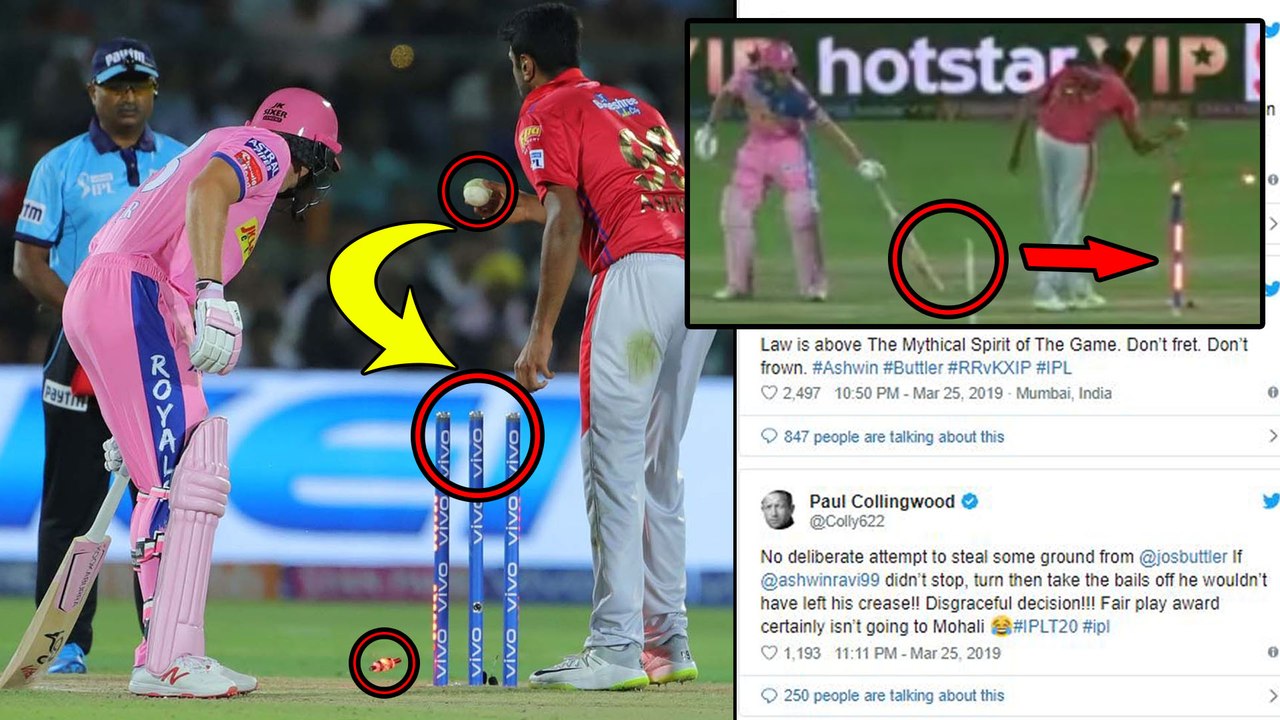 IPL 2019 : Twitter Erupts As Ravichandran Ashwin Mankads Jos Buttler | Oneindia Telugu
