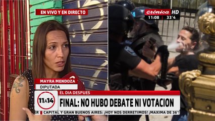 Mayra Mendoza y el día después