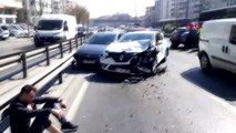 İstanbul- Avcılar D-100 Karayolunda Zincirleme Trafik Kazası, Edirne İstikameti Trafiğe Kapandı