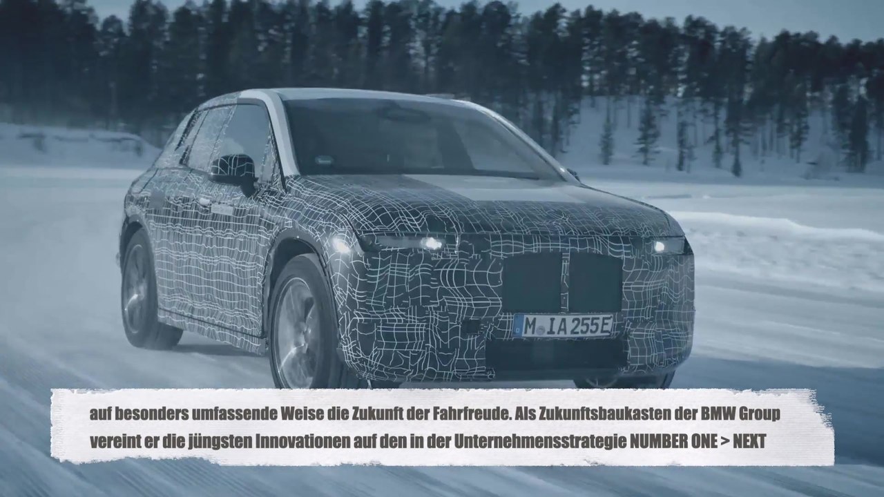 Der BMW iNext im Winterfahrtest