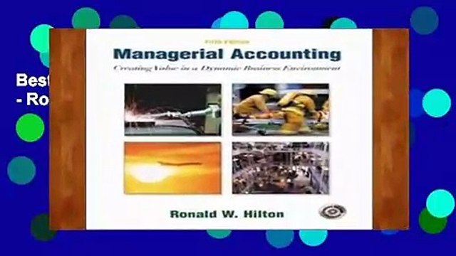 Best product Managerial Accounting - Ronald W. Hilton
