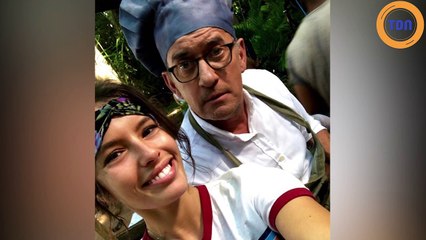 Christophe Dechavanne et sa très jolie fille, qui l’a suivi en Afrique du Sud !