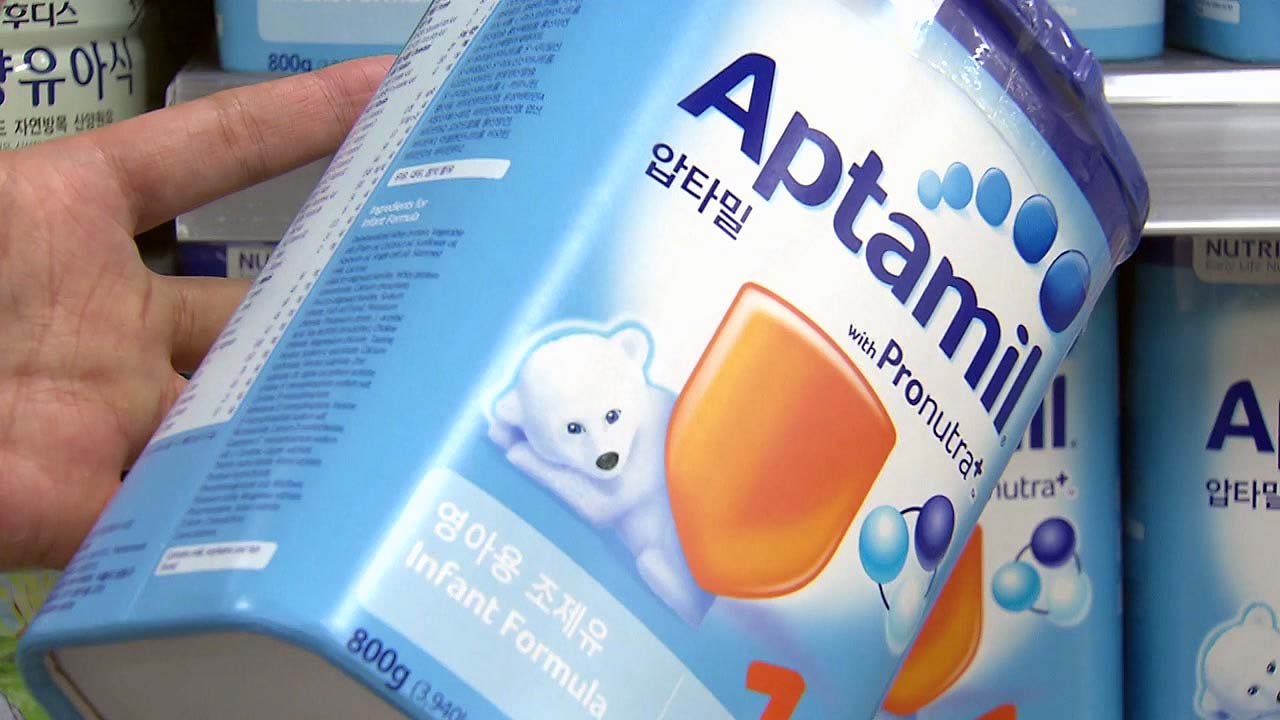 인기 끄는 수입 분유, 국산보다 영양 함량 낮다 / YTN