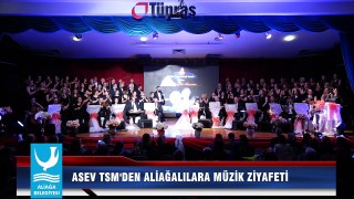 ASEV TSM'DEN ALİAĞALILARA MÜZİK ZİYAFETİ