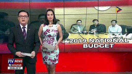 Senado, isinumite na sa Palasyo ang 2019 nat'l budget