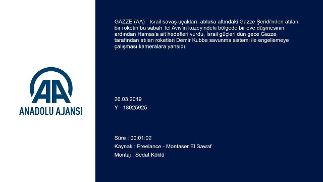 İsrail güçleri Gazze'yi vurdu - GAZZE