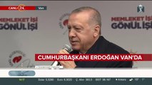 Başkan Recep Tayyip Erdoğan, Van'da mitinginde