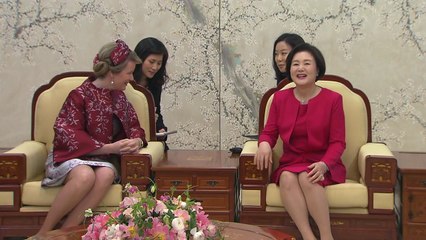 김정숙 여사·마틸드 왕비 환담...한예종도 방문 / YTN