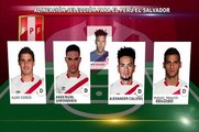 Perú vs. El Salvador: esta sería la alineación ante la 'Selecta'