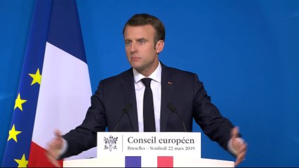 Conférence de presse à l’issue du Conseil européen des 21 et 22 mars 2019 | Emmanuel Macron