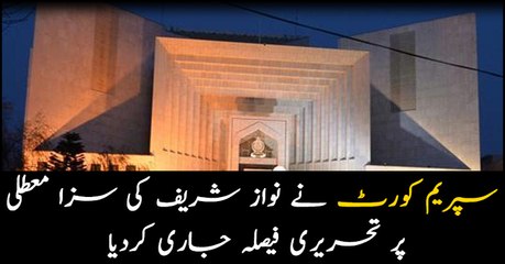 Supreme Court issues verdict on Nawaz's bail plea