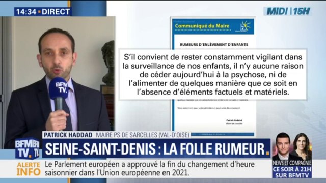 Il ne faut pas alimenter cette rumeur qui crée de la psychose : le maire de Sarcelles appelle au calme après des agressions contre la communauté Rom