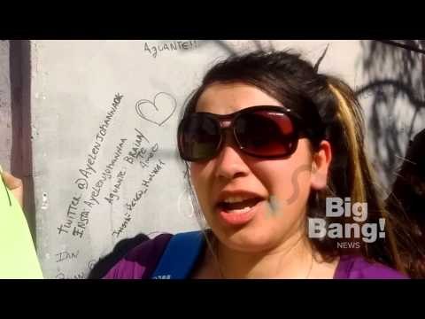 BigBang con fans de Gran Hermano, horas antes de la final.