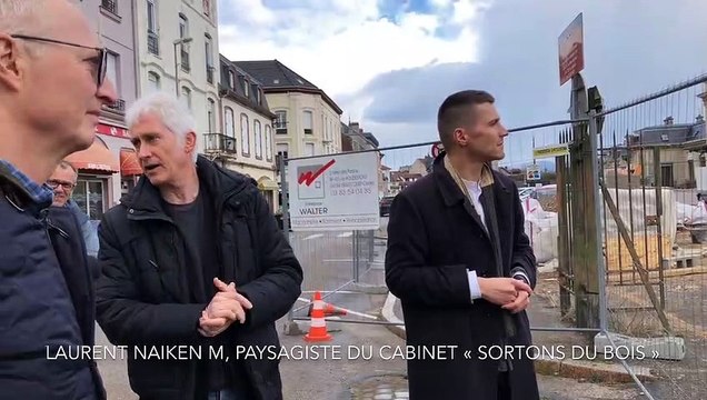 Laurent Naiken paysagiste de Sortons du bois dans le cadre de l'aménagement du futur pôle multimodal de Saint-Dié-des-Vosges