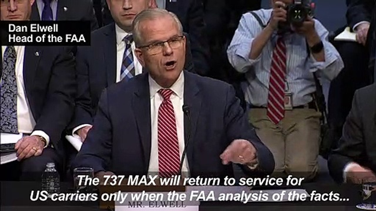 US regulators vow 737 MAX will only return when deemed safe