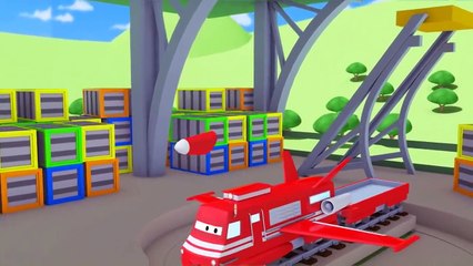 Troy le Train -  Troy le train recycleur nettoie le désordre ! - Dessin animé de Tains pour enfants