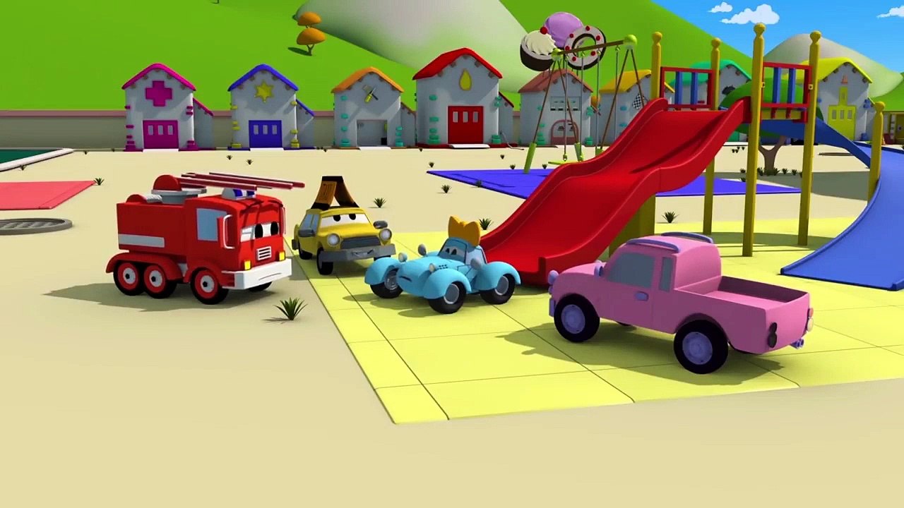 Les Bébés Voitures !  Les bébés voitures font un CONCOURS de récupération de déchets - Dessin animé