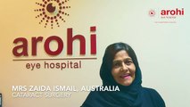 Happy Patient Testimonial about Cataract Surgery at Arohi Eye Hospital