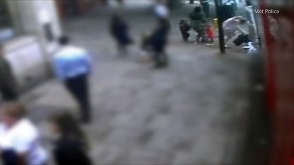 CCTV shows woman pushed into path of passing bus in Pimlico