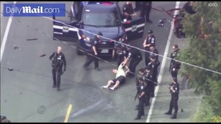 Suspect detained by police in Seattle after 4 people are shot