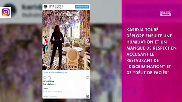 Karidja Touré : L’actrice accuse un restaurant de discrimination et de délit de faciès