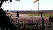 Militares da Força Aérea fazem levantamentos no Aeroporto de Cascavel