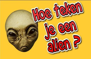 De Tekentovenaar: Hoe teken je een alien? Leren Tekenen!