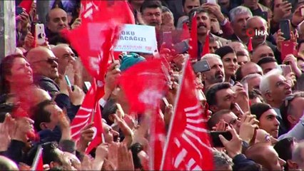 CHP Genel Başkanı Kılıçdaroğlu, Şişli’de vatandaşlara seslendi