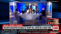 McCain's daughter on insults: Donald Trump will never be a great man. #News #DonaldTrump #JohnMcCain #CNN