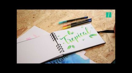 Le "lettering", c’est joli et c’est bon pour votre bien-être