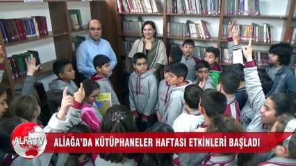 Aliağa’da Kütüphaneler Haftası Etkinleri Başladı