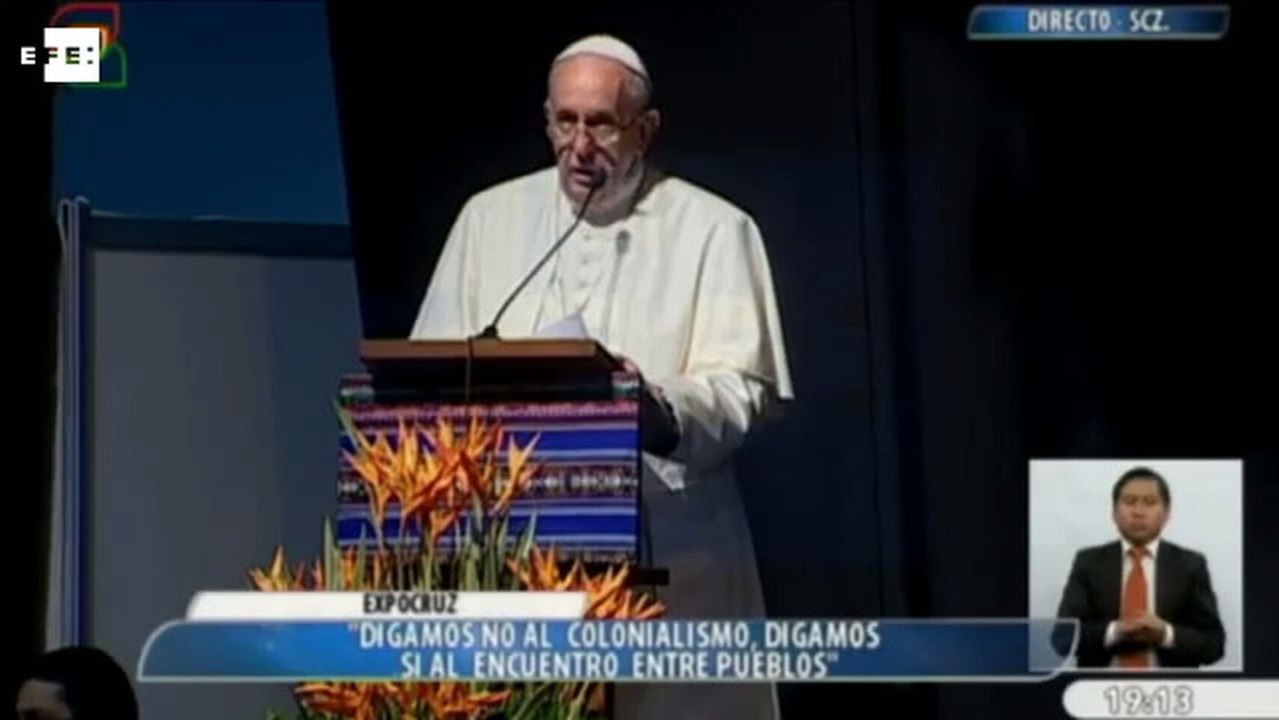 El papa Francisco ya pidió perdón en 2015 por los "crímenes cometidos por la Iglesia" durante la colonización.