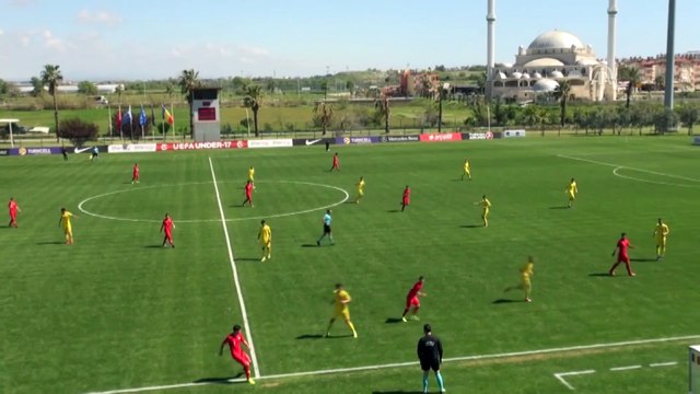 Futbol: 17 Yaş Altı Avrupa Şampiyonası Elit Turu - Türkiye: 1 - Romanya: 3 - ANTALYA